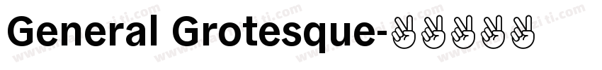 General Grotesque字体转换